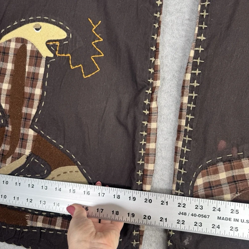 Pottery Barn Kids Cobra Snake Pillow Covers Lot‎ 2 20x20 Wool Blend Brown Plaid
